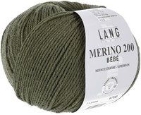 Lang Yarns Merino 200 Bebe 0398 Oliv-2