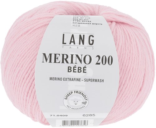 Lang Yarns Merino 200 Bebe 0409 Dunkelrosa