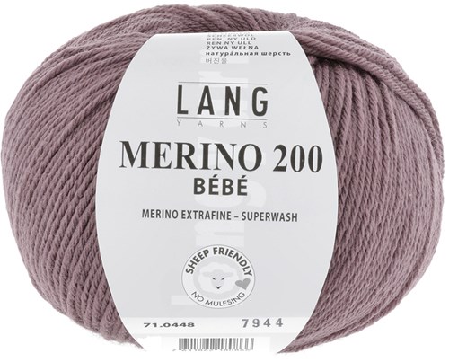 Lang Yarns Merino 200 Bebe 0448 Altrosa