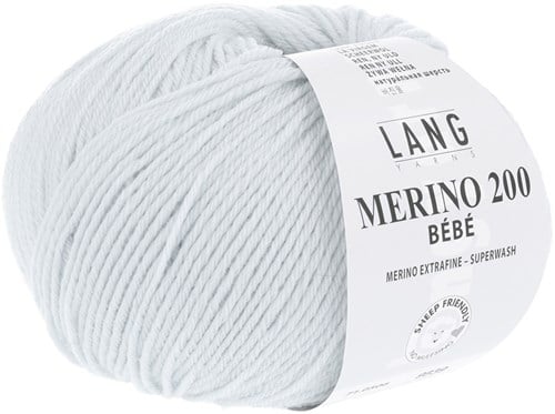 Lang Yarns Merino 200 Bebe 0506 Baby Blau-2