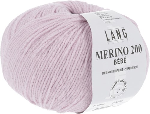 Lang Yarns Merino 200 Bebe 0509 Rosa Hell-2