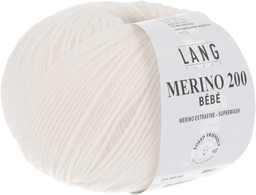 Lang Yarns Merino 200 Bebe 0519 Baby Rosa-2