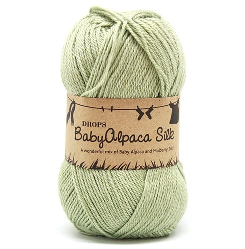 Drops BabyAlpaca Silk Uni Colour 7219 Pistazie