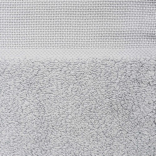 Rico Handtuch zum Besticken 50 x 100 cm 004 Grau-2