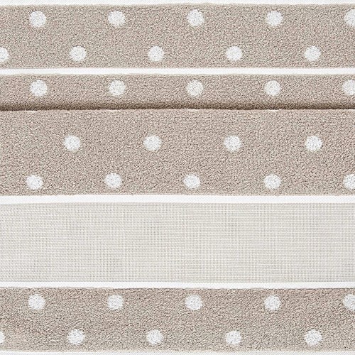Rico Handtuch zum Besticken 50 x 100 cm 005 Beige/Weiß-2