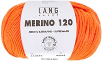 Lang Yarns Merino 120 0659 Orange Neon
