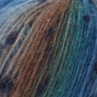 Lang Yarns Cloud Tweed 007 Blue/Brown-2