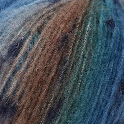 Lang Yarns Cloud Tweed 007 Blue/Brown-2