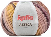 Katia Azteca 7870 Braun/Himbeere/Hellrosa/Gelb