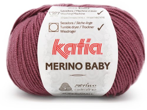 Katia Merino Baby 078 Dunkel mauve