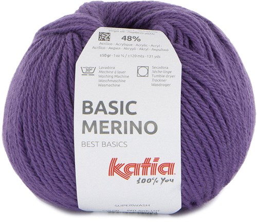 Katia Basic Merino 101 Dunkel Flieder