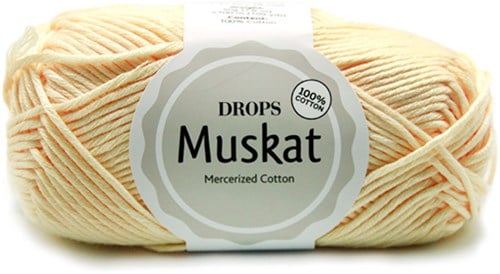 Drops Muskat Uni Colour 07 Hellgelb