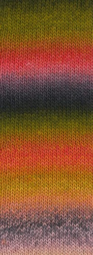 Lana Grossa Meilenweit 100 Color Mix Multi 013 Helloliv/Himbeer/Pink/Pflaume/Dunkelgrau/Wald-/Moos-/Blattgrün/Altrosa/Mauve-2