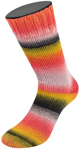 Lana Grossa Meilenweit 100 Color Mix Multi 013 Helloliv/Himbeer/Pink/Pflaume/Dunkelgrau/Wald-/Moos-/Blattgrün/Altrosa/Mauve-3