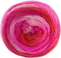 Lana Grossa Meilenweit 100 Color Mix Soft 062 Pink/Zyklam/Kirsch-/Feuerrot/Himbeer