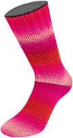 Lana Grossa Meilenweit 100 Color Mix Soft 062 Pink/Zyklam/Kirsch-/Feuerrot/Himbeer-3