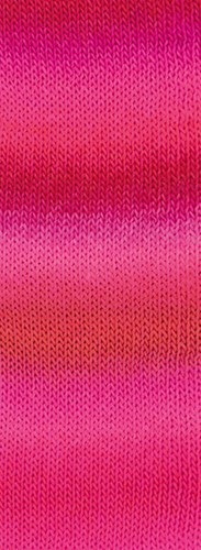 Lana Grossa Meilenweit 100 Color Mix Soft 062 Pink/Zyklam/Kirsch-/Feuerrot/Himbeer-2