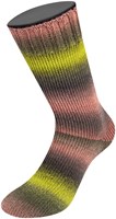 Lana Grossa Meilenweit 100 Color Mix Soft 063 Dunkel-/Laub-/Wald-/Moos-/Grau-/Hellgrün-3