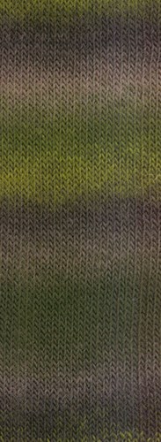 Lana Grossa Meilenweit 100 Color Mix Soft 063 Dunkel-/Laub-/Wald-/Moos-/Grau-/Hellgrün-2