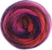 Lana Grossa Meilenweit 100 Color Mix Soft 065 Burgund/Ziegel-/Dunkel-/Schwarzrot/Bordeaux/Weinrot