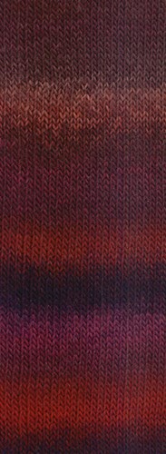 Lana Grossa Meilenweit 100 Color Mix Soft 065 Burgund/Ziegel-/Dunkel-/Schwarzrot/Bordeaux/Weinrot-2