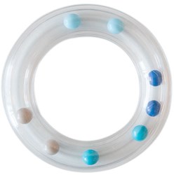 Go Handmade Rasselring Blau