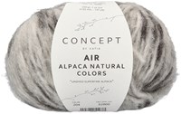 Katia Air Alpaca Natural Colors 204 Grau-Schwarz