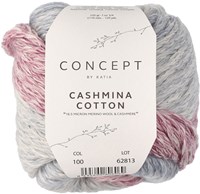 Katia Cashmina Cotton 100 Violet-Blue