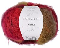 Katia Reiki 201 Rot-Schwarz-Khaki-Braun