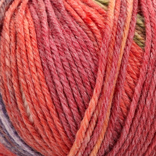 Katia Merino Aran Sunrise 303 Red-Pistachio-Yellow-2
