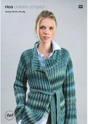 Rico Strickidee Compact No. 848 Creative Ito Iro Chunky Strickjacke