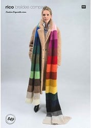 Rico Strickidee Compact No. 849 Creative Riguretto Aran Schal