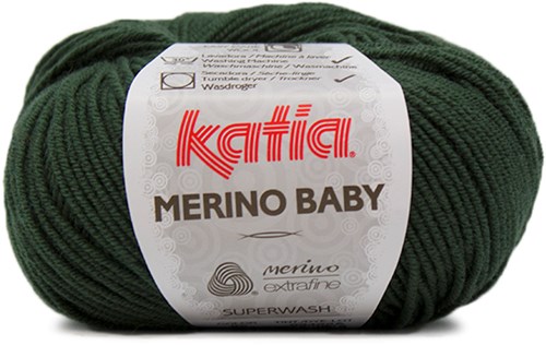 Katia Merino Baby 085 Dunkelgrün