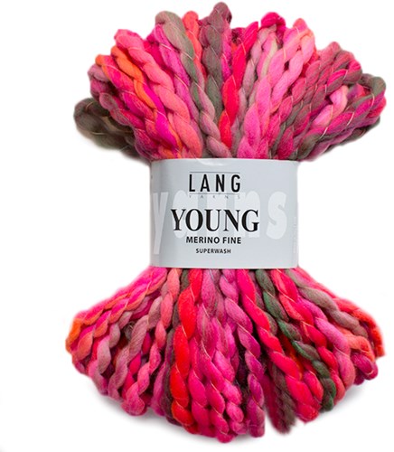 Lang Yarns Young 85 Pink/Orange