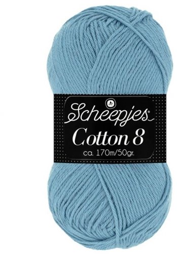 Scheepjes Cotton 8 711 Grey/Blue