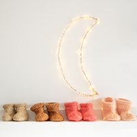 Yarn and Colors Oh Baby! Crochet Booties Häkelpaket 042 Peach-3