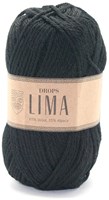 Drops Lima Uni Colour 8903 Schwarz