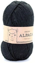 Drops Alpaca Uni Colour 8903 Schwarz