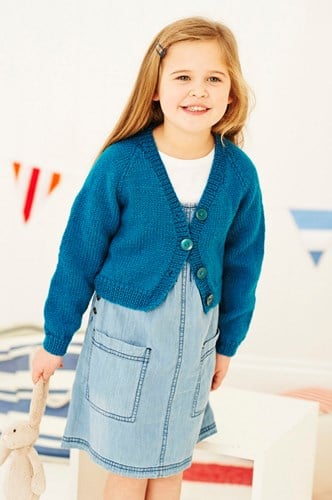 Strickanleitung Stylecraft Life DK No. 8904 Mädchentop und -jacke-2