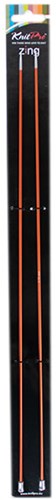 KnitPro Zing Stricknadeln 40cm 2.75mm | Orange-3
