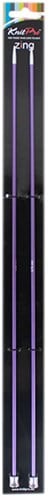 KnitPro Zing Stricknadeln 40cm 3.75mm | Amethyst-3