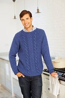 Strickanleitung Stylecraft Life Aran No. 8930 Herrenpullover-2