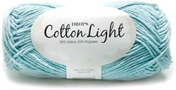 Drops Cotton Light Uni Colour 008 Hell Eisblau