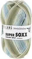 Lang Yarns Super Soxx Color 4-PLY 505 Olive/Hellblau/Grau 1143 Jodhpur
