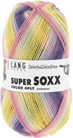 Lang Yarns Super Soxx Color 4-PLY 510 Gelb/Violett/Orange/Rosa 1143 Cape Town