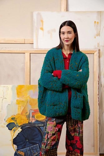 lang yarns phoenix dames vest wolplein