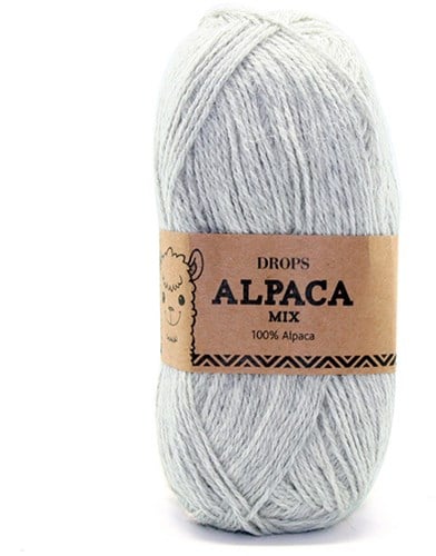 Drops Alpaca Mix 9020 Hell Perlgrau