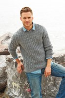 Strickanleitung Stylecraft Life Aran No. 9022 Herrenpullover-2