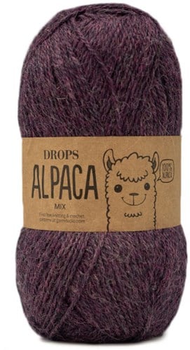 Drops Alpaca Mix 9023 Lila Nebel