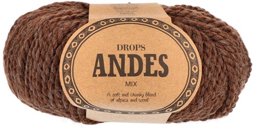 Drops Andes Mix 9026 Mittelbraun